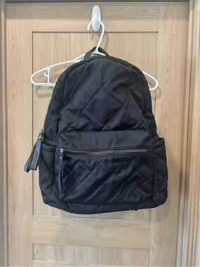 Sol And Selene Backpack Bookbag Diaper Bag Black Quilted